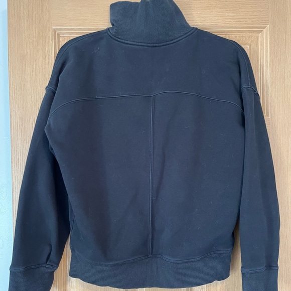 Athleta Top Cozy Karma Quarter Zip Sweatshirt Pullover - Picture 8 of 10